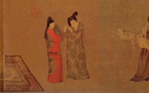 挥扇仕女图