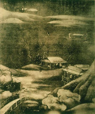 雪溪图